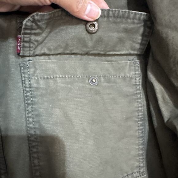 LEVI'S Mens Military Jacket Olive Green Size XXL NWT FLAWED - Picture 7 of 16